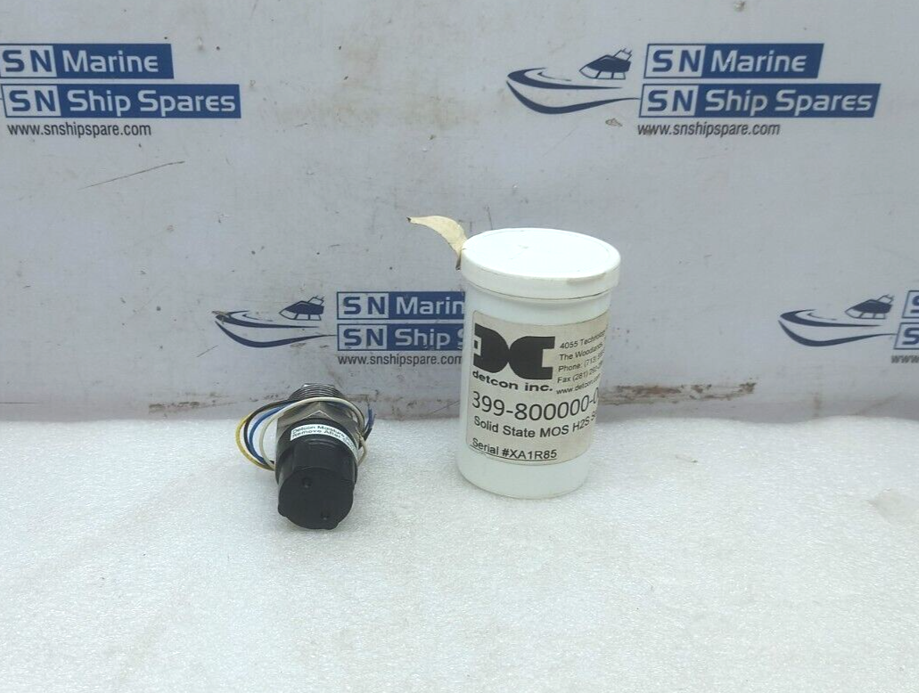 Detcon 399-800000-000 Solid State MOS H2S Sensor SS Housing
