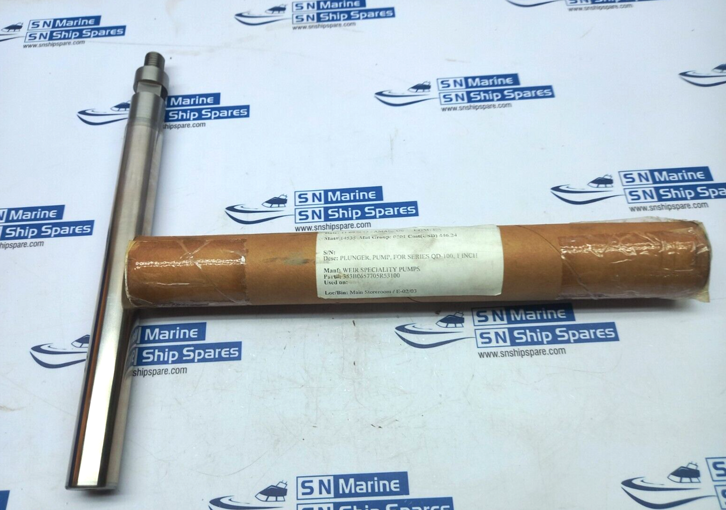 Weir Speciality 353B0657705R53100 Pump Plunger For Series QD-100