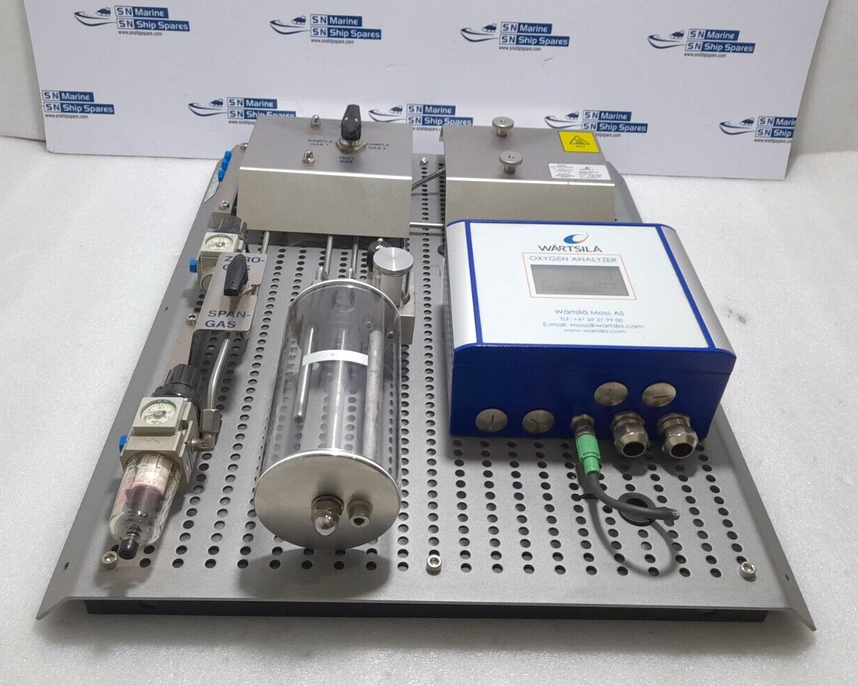 Wartsila 350753 N9374-014 Oxygen Analyzer Panel Hamworthy SN53-10 G36 H3600a