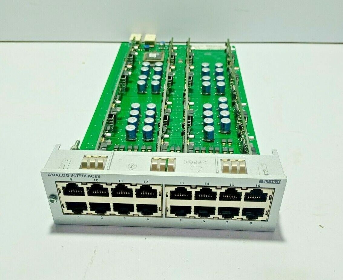 Alcatel 3EH73052ABAA040512 Analog Interface SLI 16-1 3EH73052ABAA 3EH73052AB
