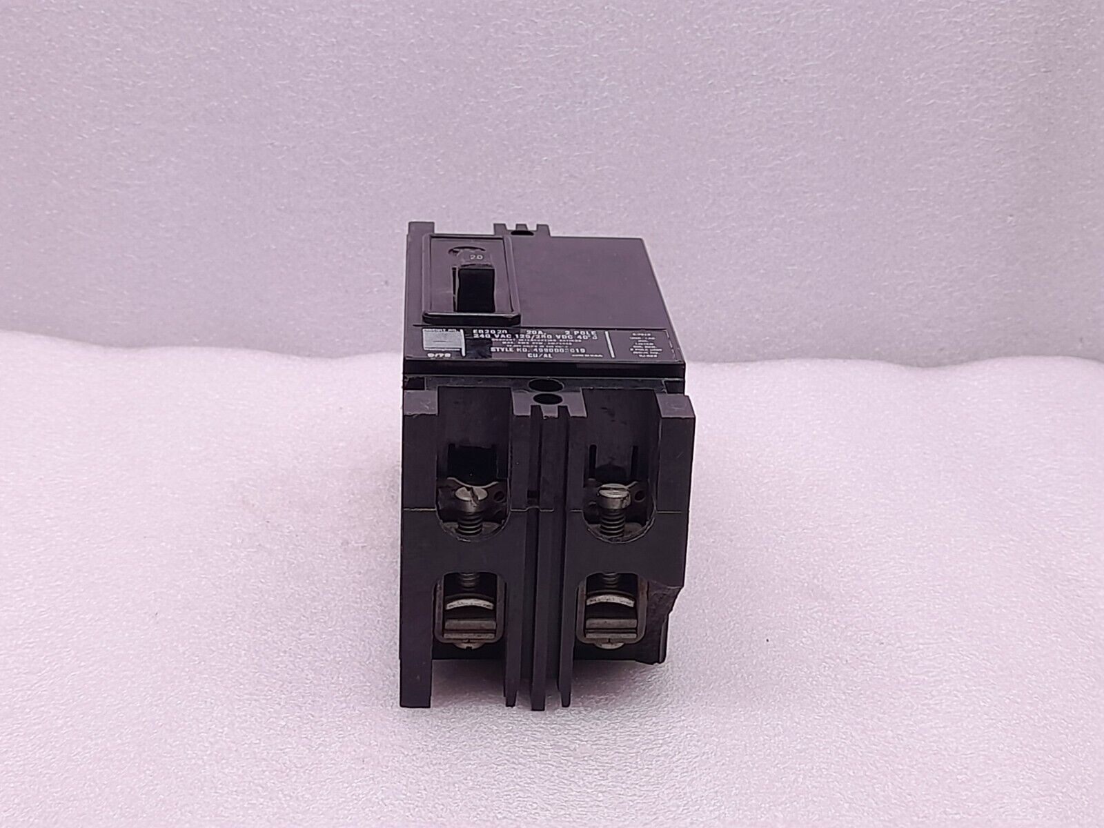 Westinghouse EB2020 Circuit Breaker 20A 2P 240VAC 125/250VDC