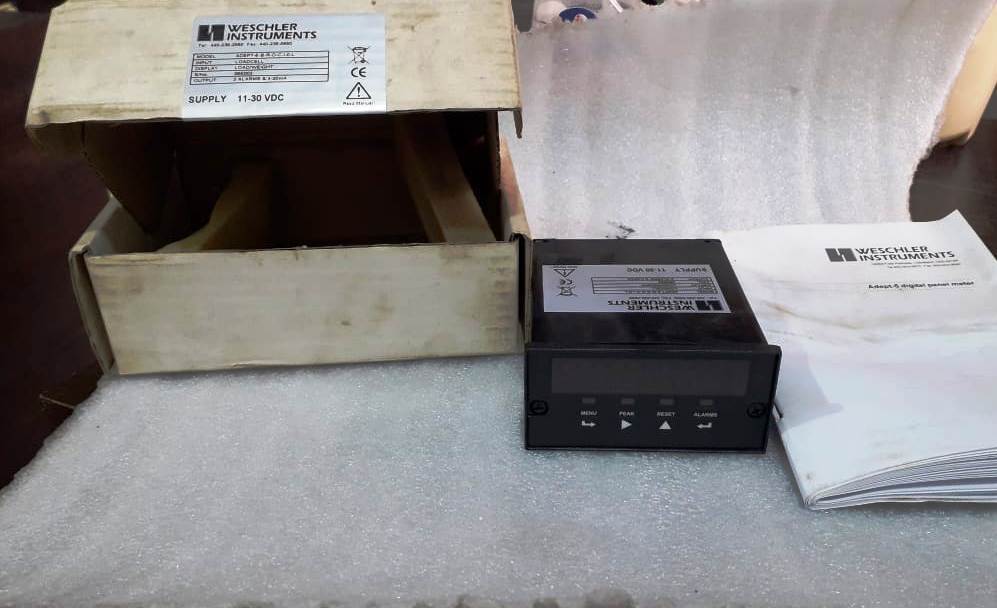 WESCHLER ADEPT-5-B-R-D-C-I-O-L DIGITAL PANEL METER ADEPT5BRDCIOL