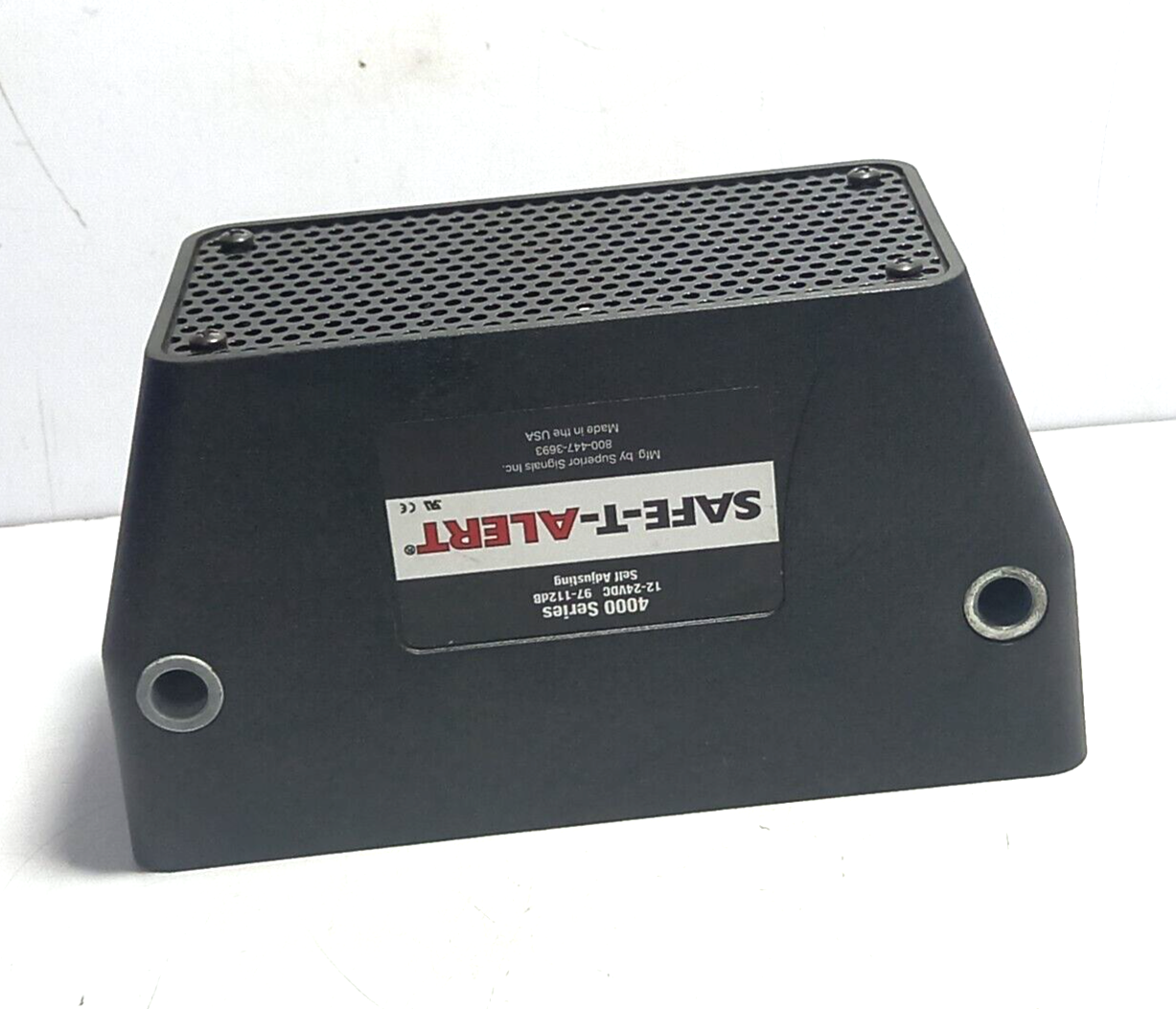 Superior Signals STA40582A Safe-T-Alert Back-Up Alarm 4000 Series 97-112dB 12-24