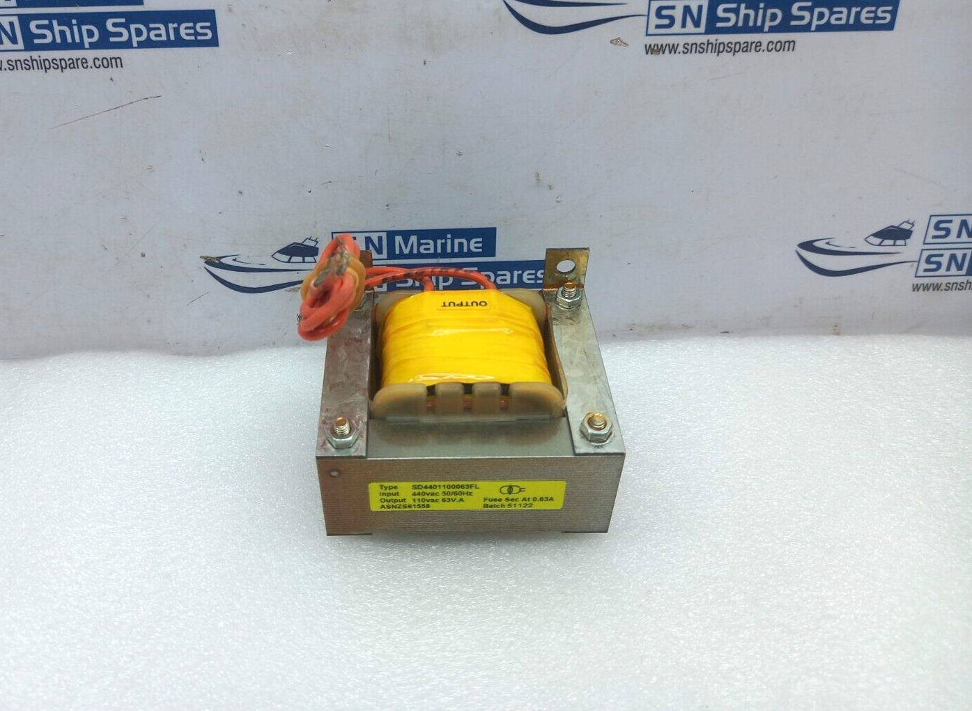 TSL ASNZS61558 Stepdown Transformer 440VAC 50/60Hz Type: SD4401100063FL