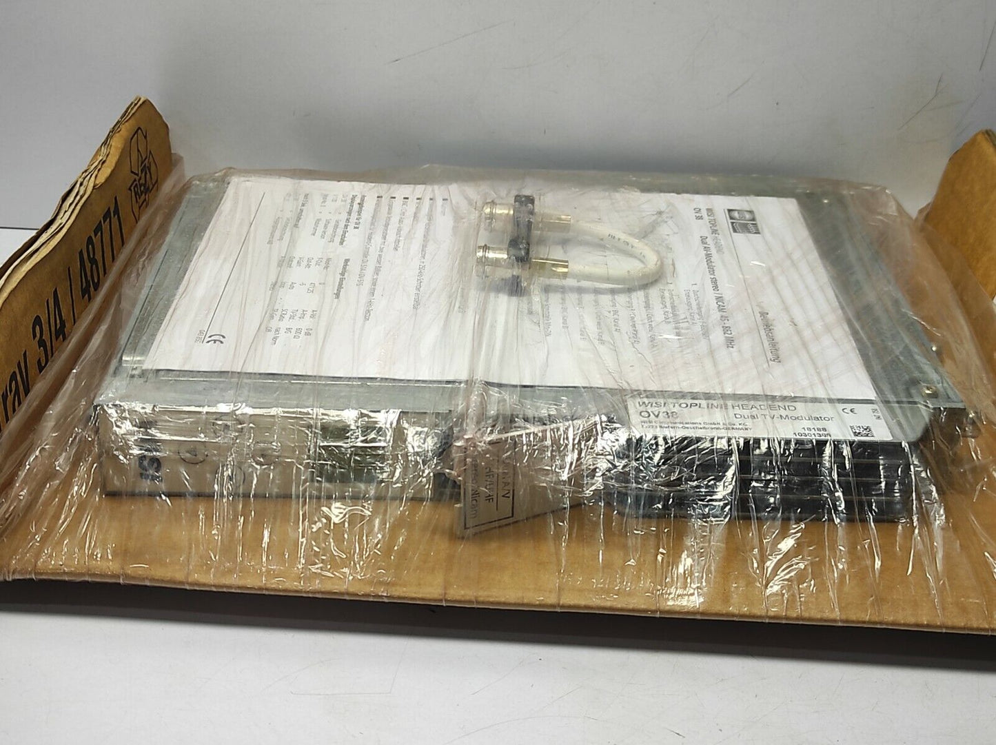 WISI OV 38 Dual TV Modulator Topline Headend