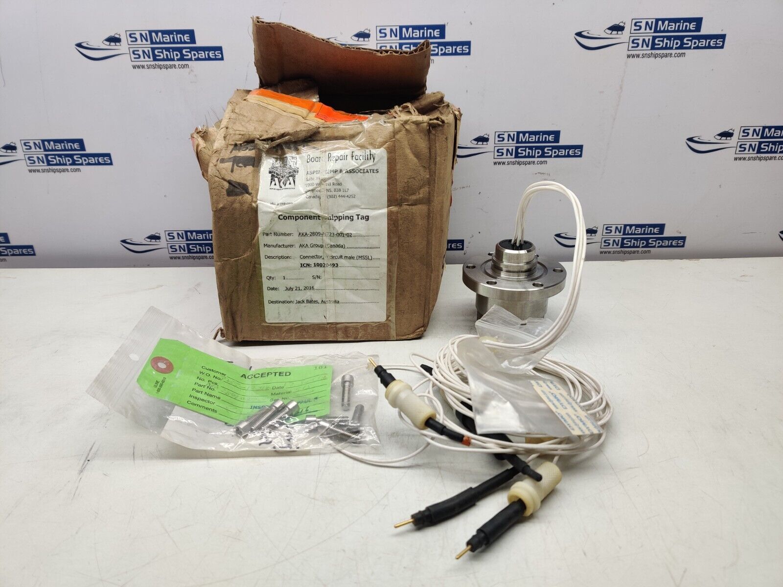 AKA Group AKA-2809-M723-001-02 Connector 4 Circuit Male (MSSL)