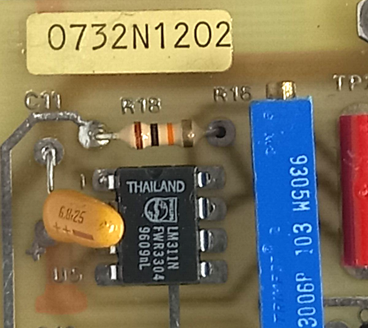 Southern Avionics Co PWB142 Rev H 850827 SAC Autotune Motor Drive 0732N1202 PCB