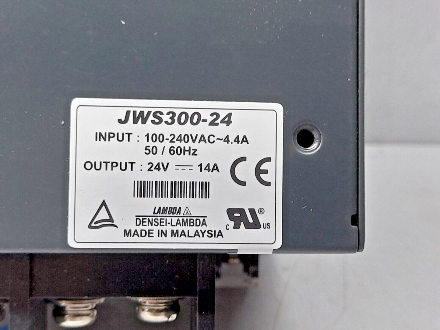 TDK Lambda JWS300-24 Power Supply / Input: 100-240VAC- 4.4A 56/60Hz