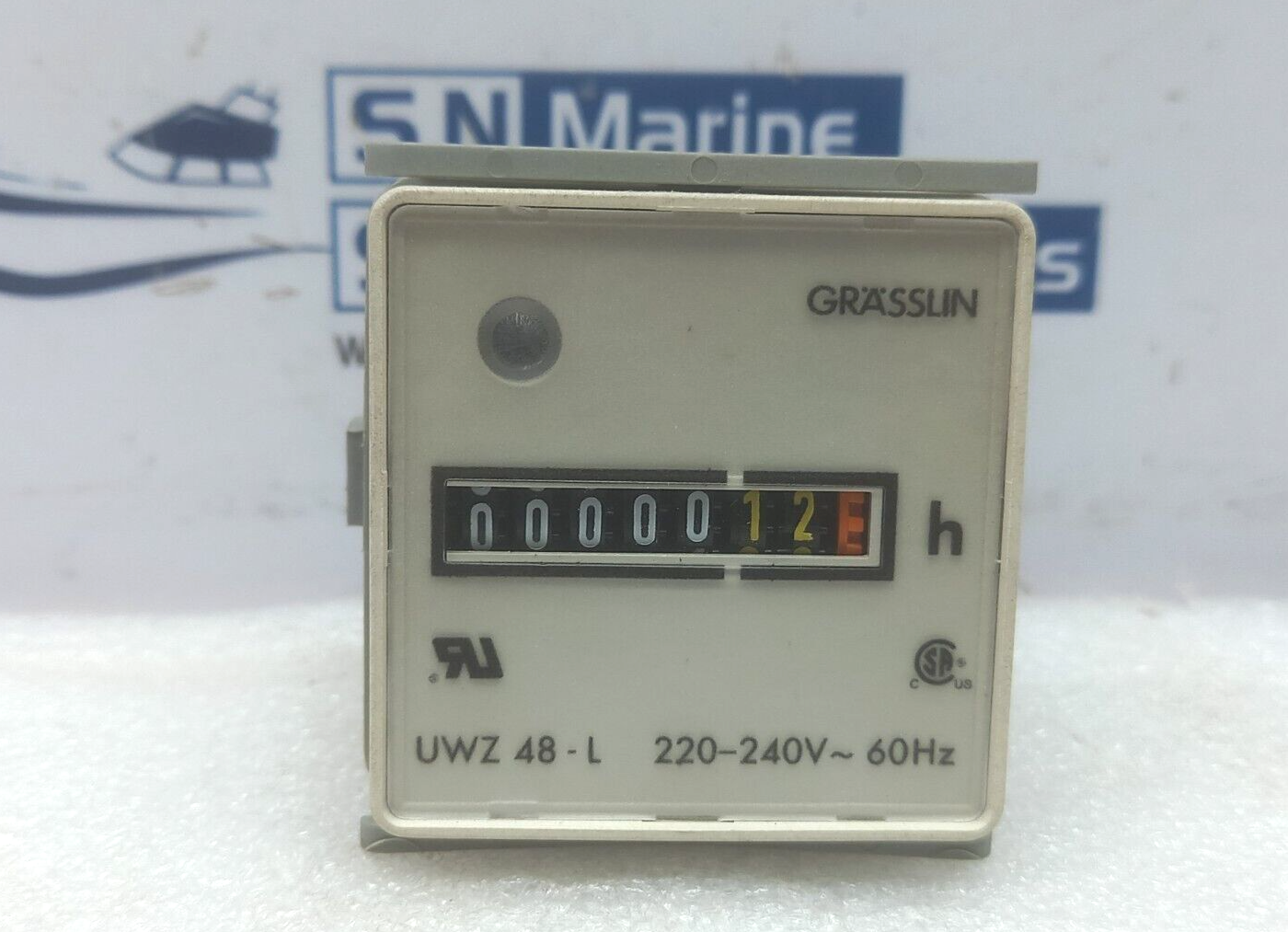 Grasslin 05.15.1123.1 Hour Meter 220-240V~60Hz UWZ48KE