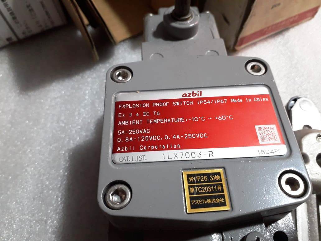 Azbil-1LX7003-R Explosion Proof Switch IP54/IP67 NEW 