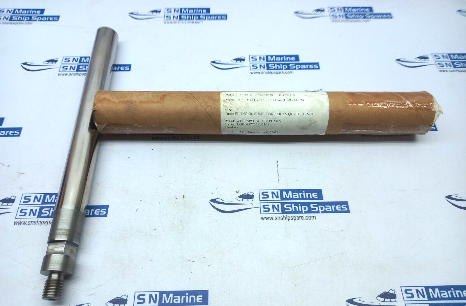 Weir Speciality Pump 353B0657705R3100 Pump Plunger For Series QD-100 1inch