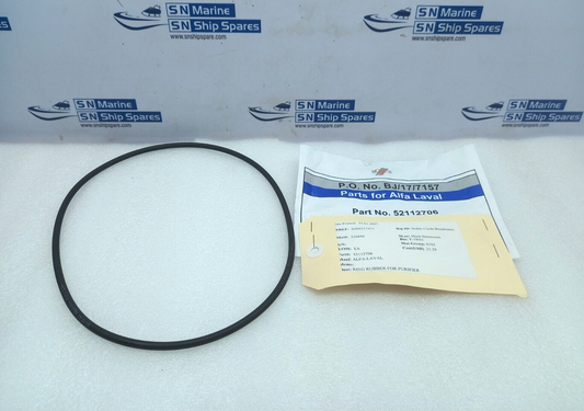 Alfa-Laval 52112706 Rubber Ring For Purifier 4PCs In Lot