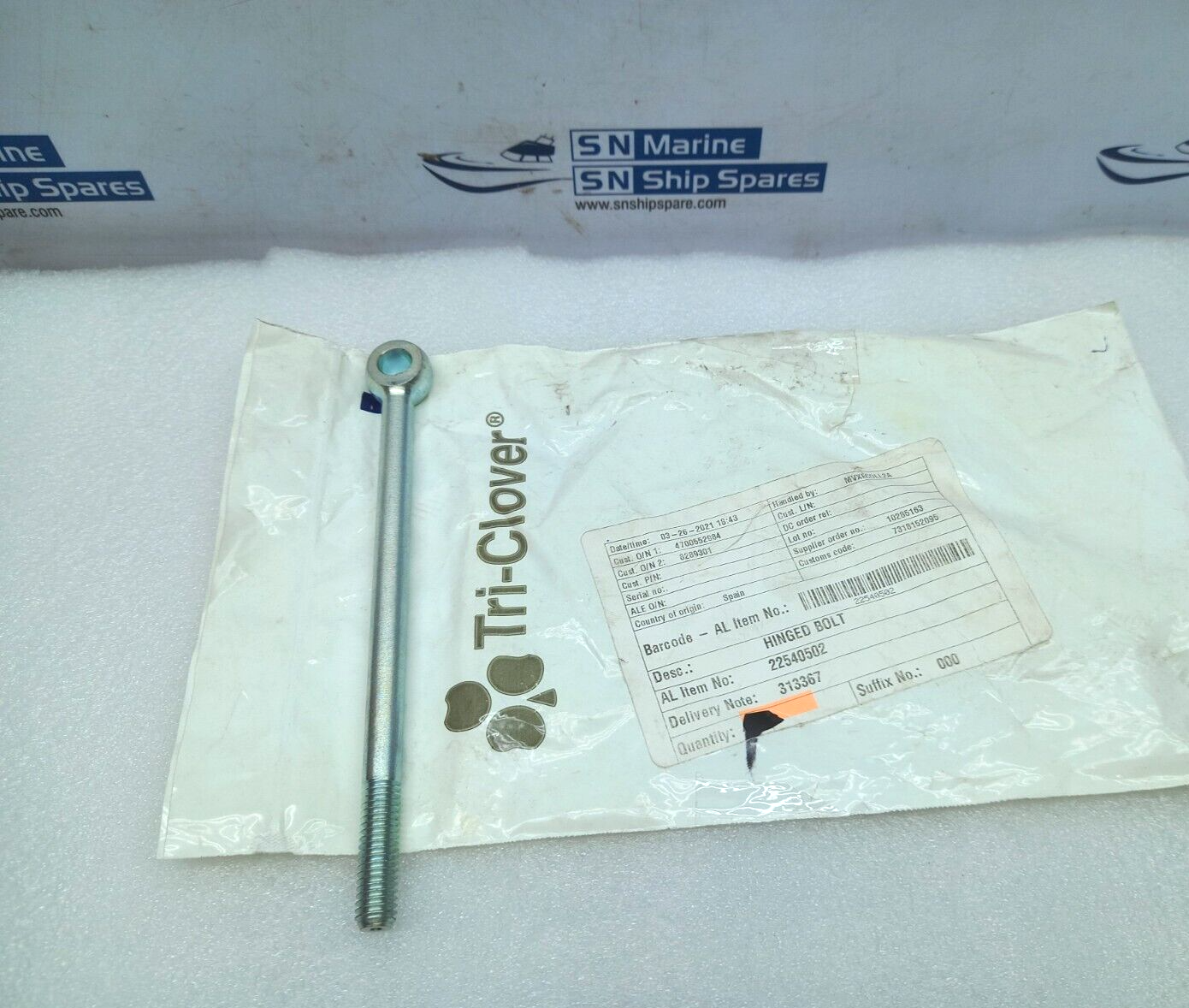 Alfa-Laval 22540502 Hinged Fastener Bolts