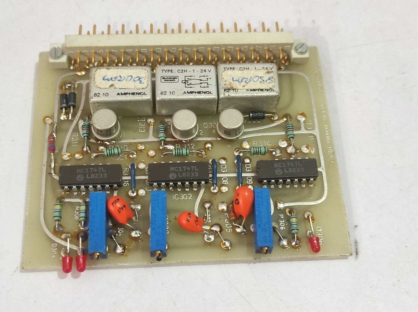 Wartsila 3V72H61 Relay Board Rev A  2223BA01300 PCB 22.23B 22.23.B.13 Relay Card