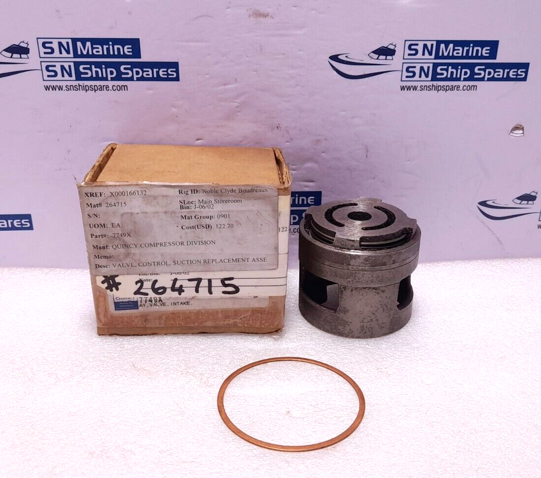 Quincy 7749X AY Intake Valve Suction Replacement Assembly Control Valve