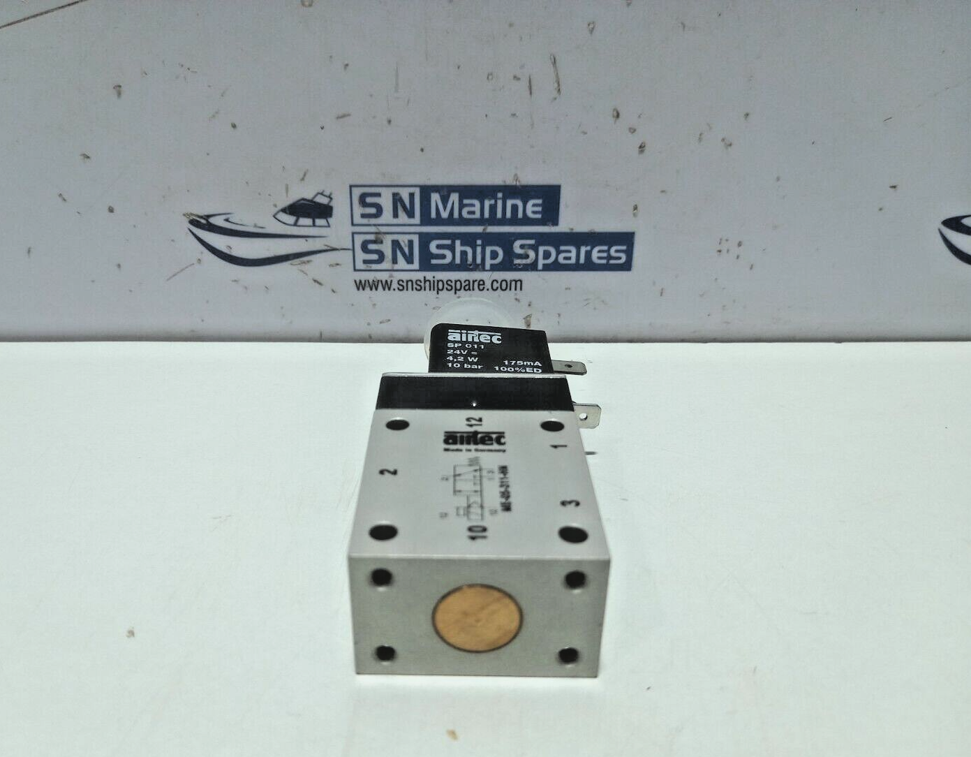 AIRTEC ME-05-311-HN Solenoid Valve With ARTEC SP011 Solenoid Coil 24V 4,2W 10Bar