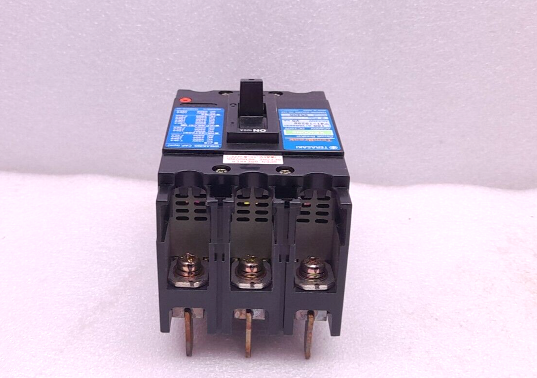 Terasaki XE100NS Circuit Breaker 3P 100A 220Vac 25KA 50/60Hz