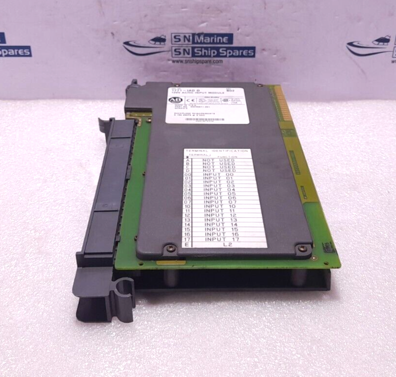 Allen Bradley 1771-IAD D Rev B02 120V AC/DC Input Module 96220671 C01