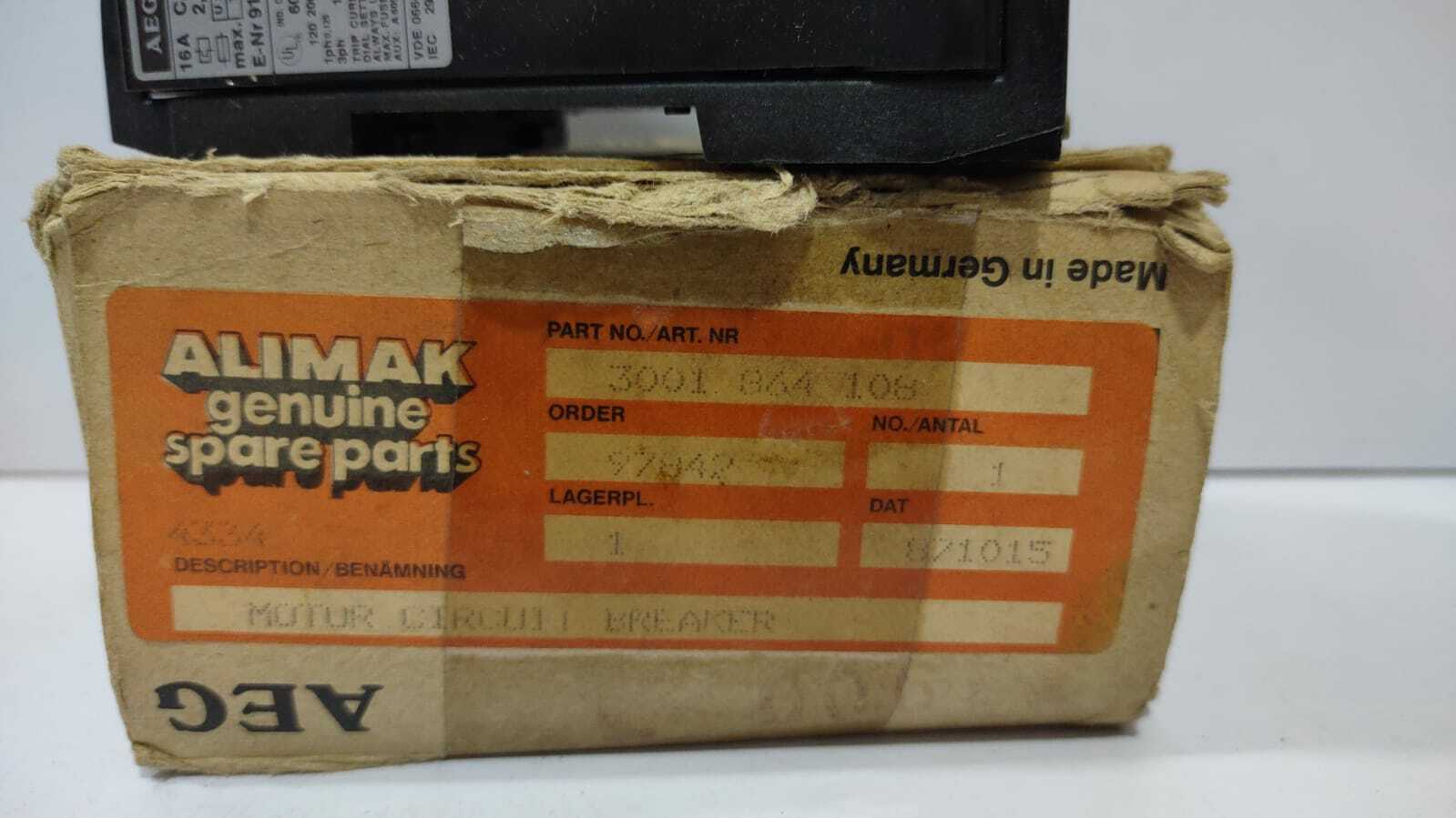 AEG Mbs 15 910-201-169 Motor Protection Circuit Breaker 16A