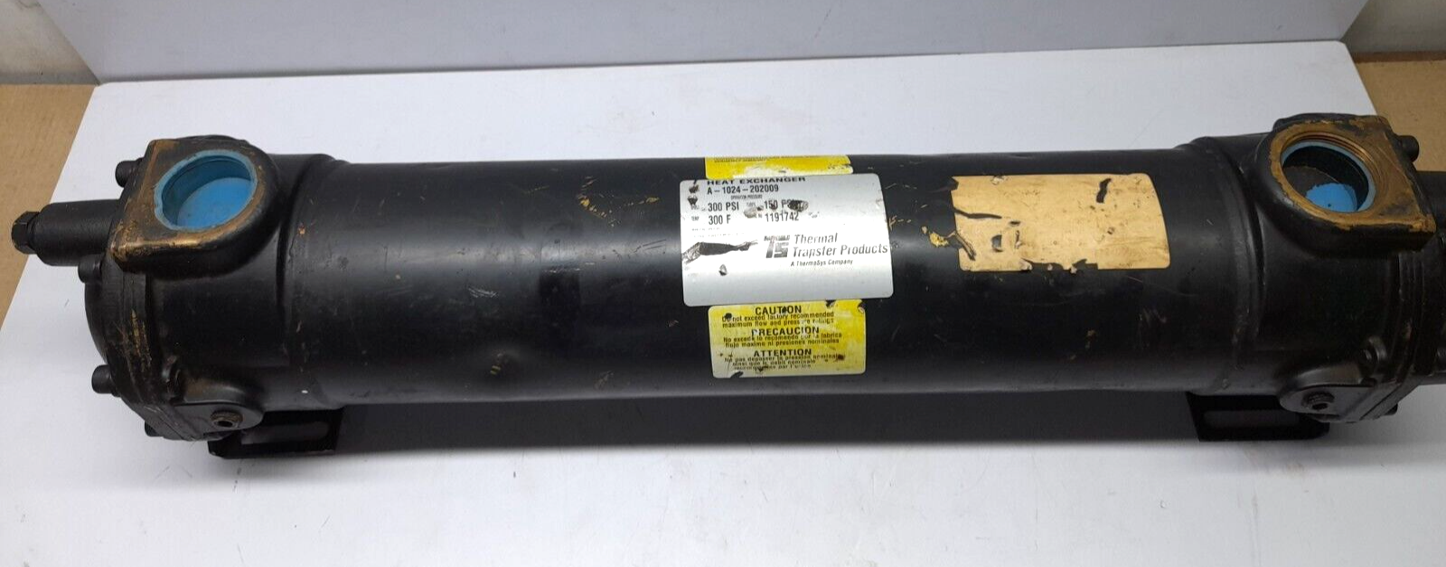 Thermal Transfer Products A-1024-202009 Heat Exchanger Shell 300PSI Tubes 150PSI