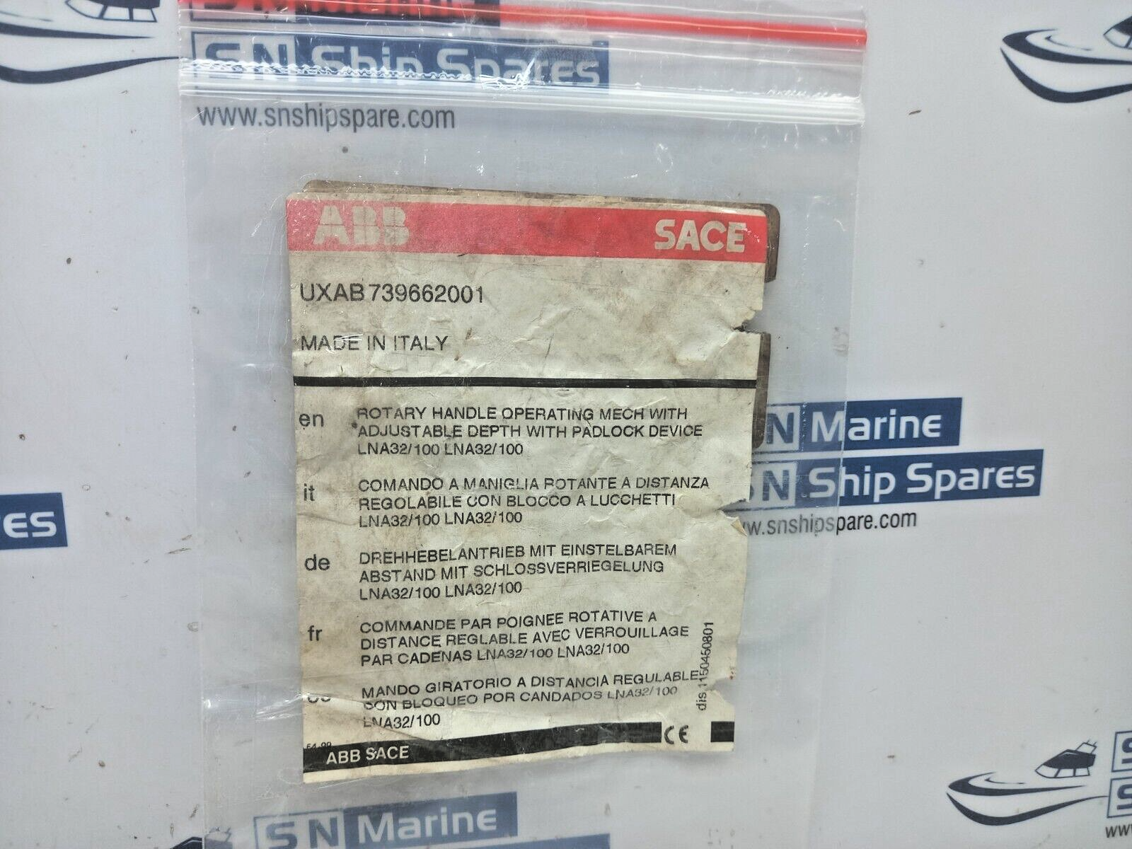 ABB SACE UXAB739662001 Rotary Handle Operating Mechanism