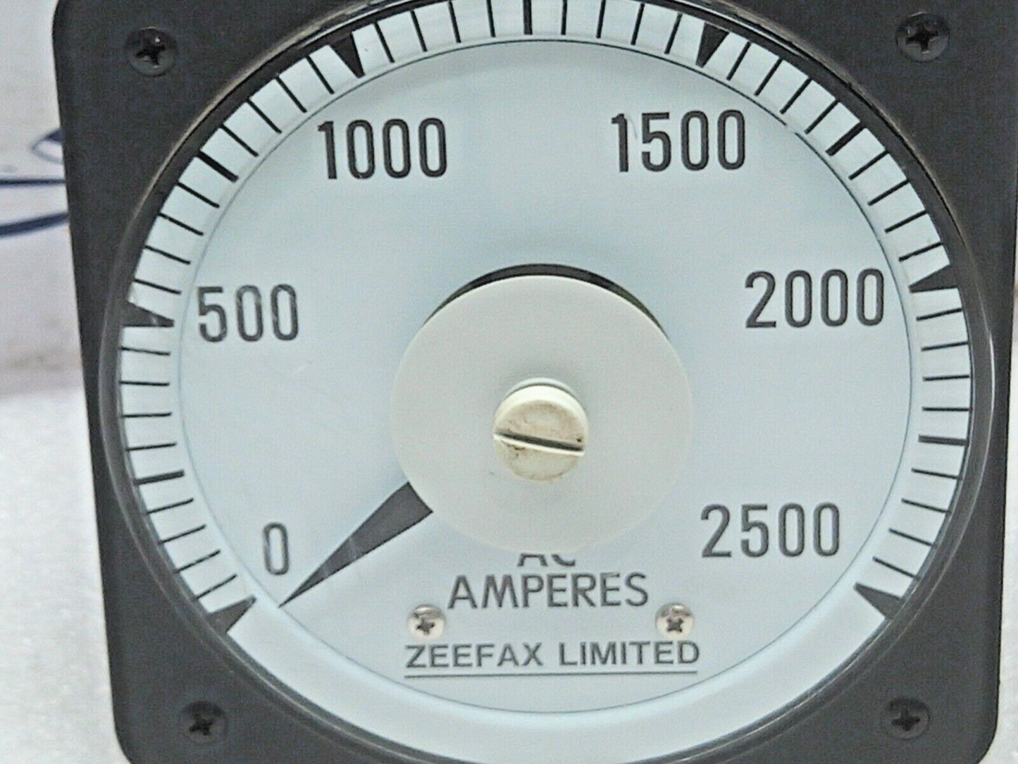 Zeefax Limited 0-2500 AC Amperes Panel Meter 0-2500AC