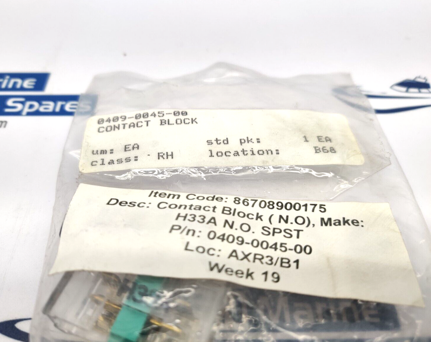 0409-0045-00 Contact Block Class:RH