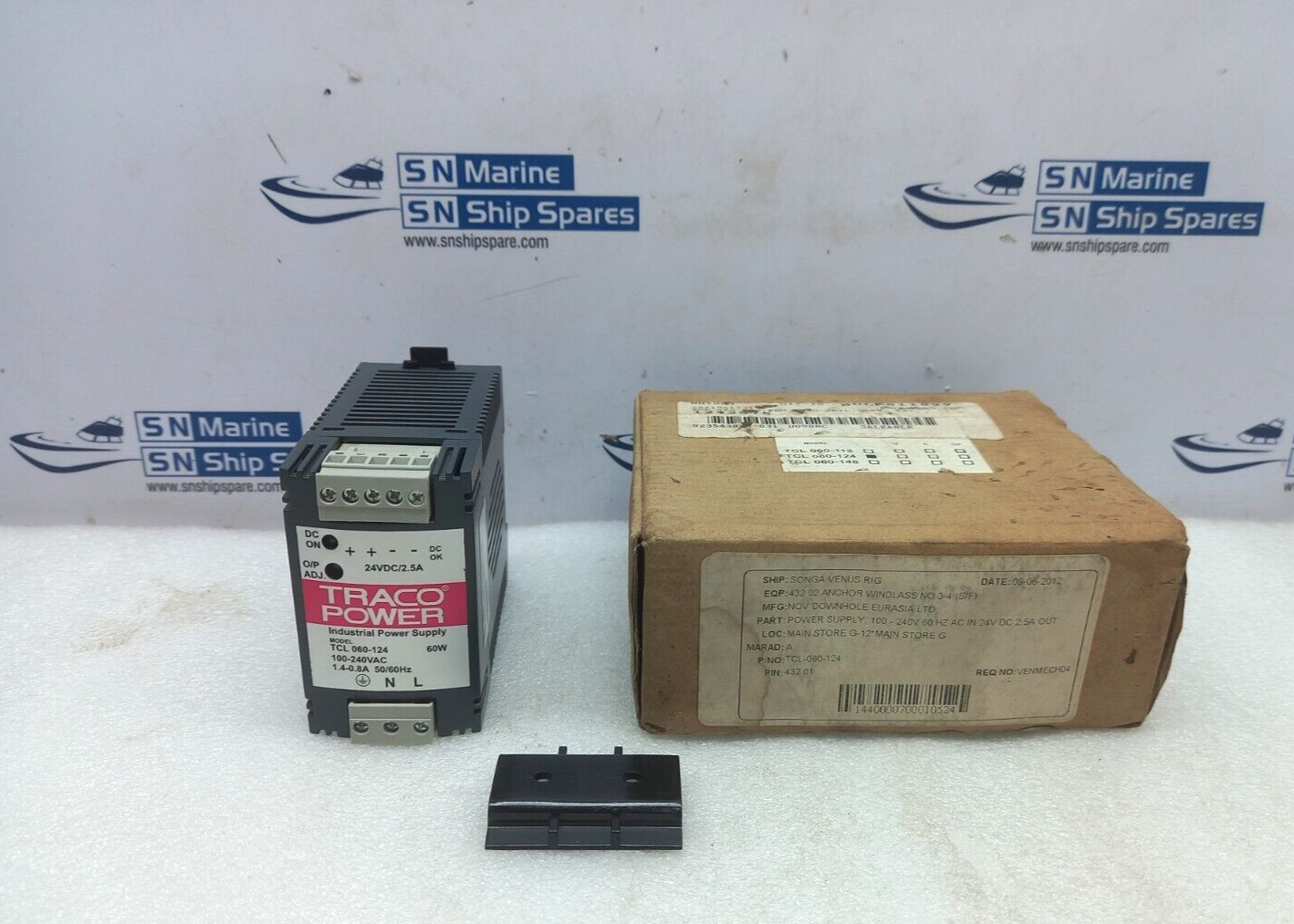 Traco Power TCL060-124 Industrial Power Supply 100-240Vac  1.4-0.8A 50/60Hz