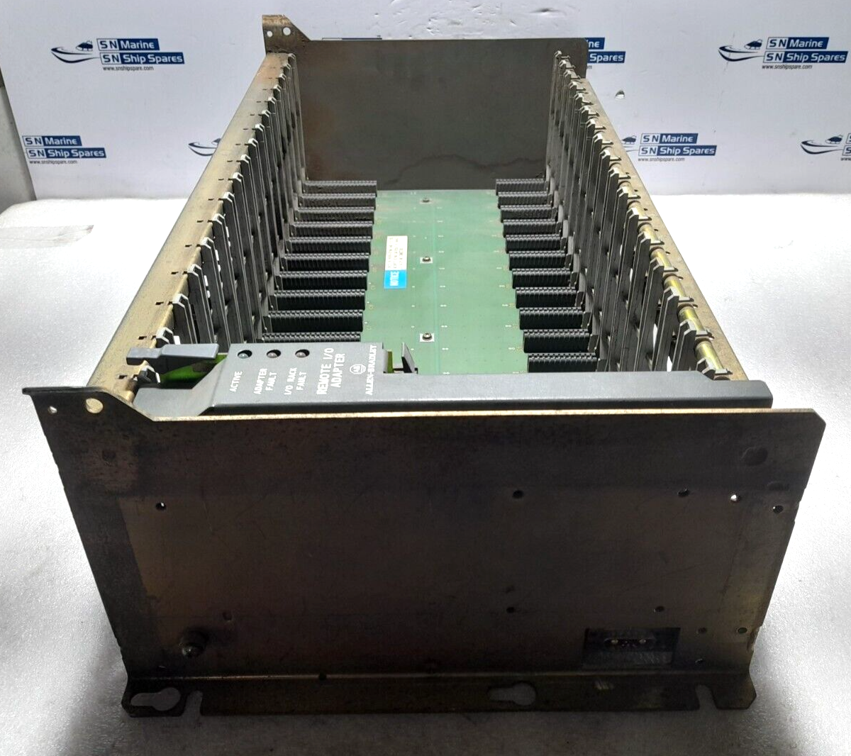 Allen Bradley 1771-ASB Remote I/O Adapter Module With 1771-A4B 16 Slot I/O Chass