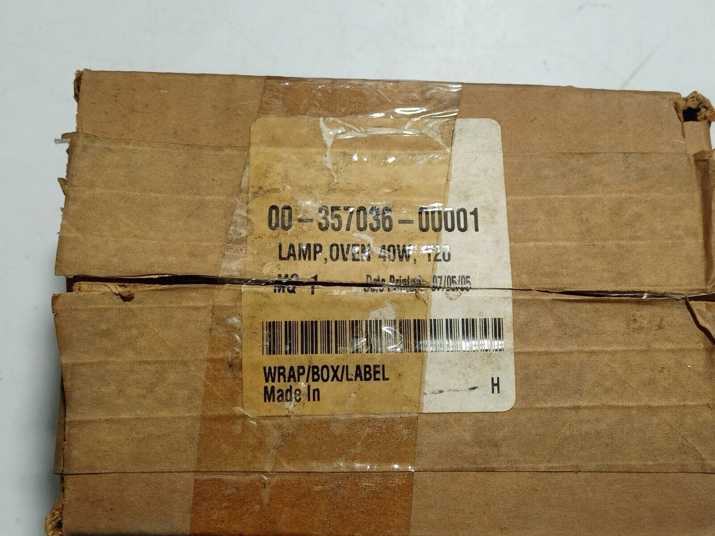 Vulcan Electric 00-357036-00001 Oven Lamp EC04S 40W 120V