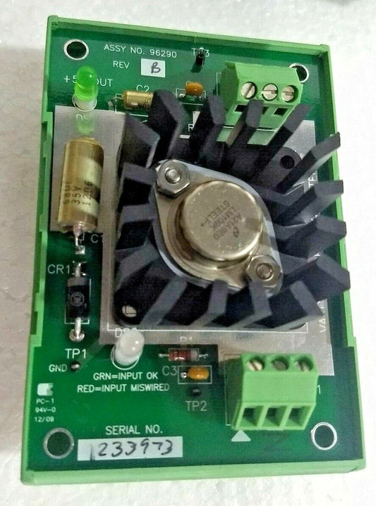 96290 Rev B PCBA +5V Regulator Board for Top Drive - Varco Drilling Systems