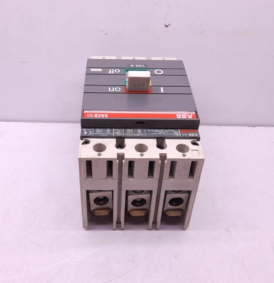 ABB Sace S3 S3L 3Pole Circuit Breaker 125A