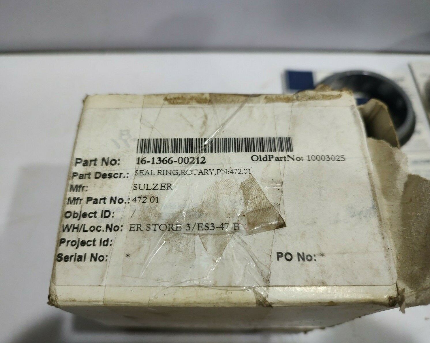 Sulzer 472.01 Rotary Seal Ring 87060932-SKT 0530/500/277 E