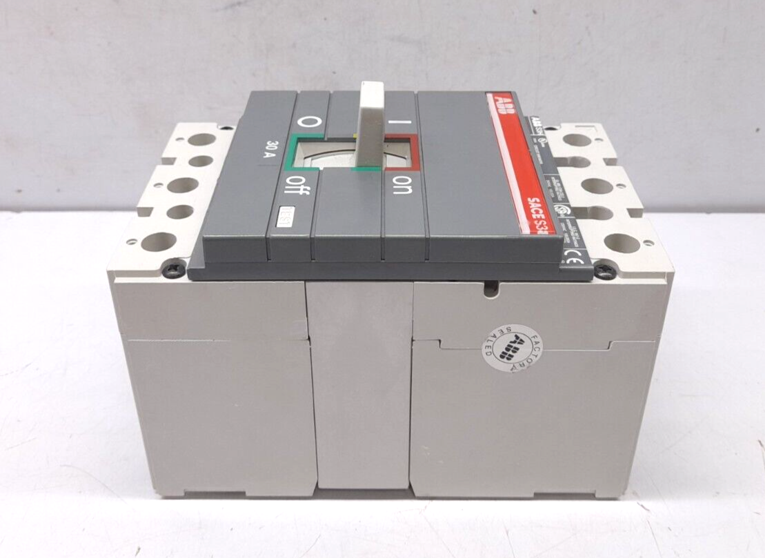 ABB SACE S3 S3H030TH Circuit Breaker S3H 30A BKR S3H 30A 3P