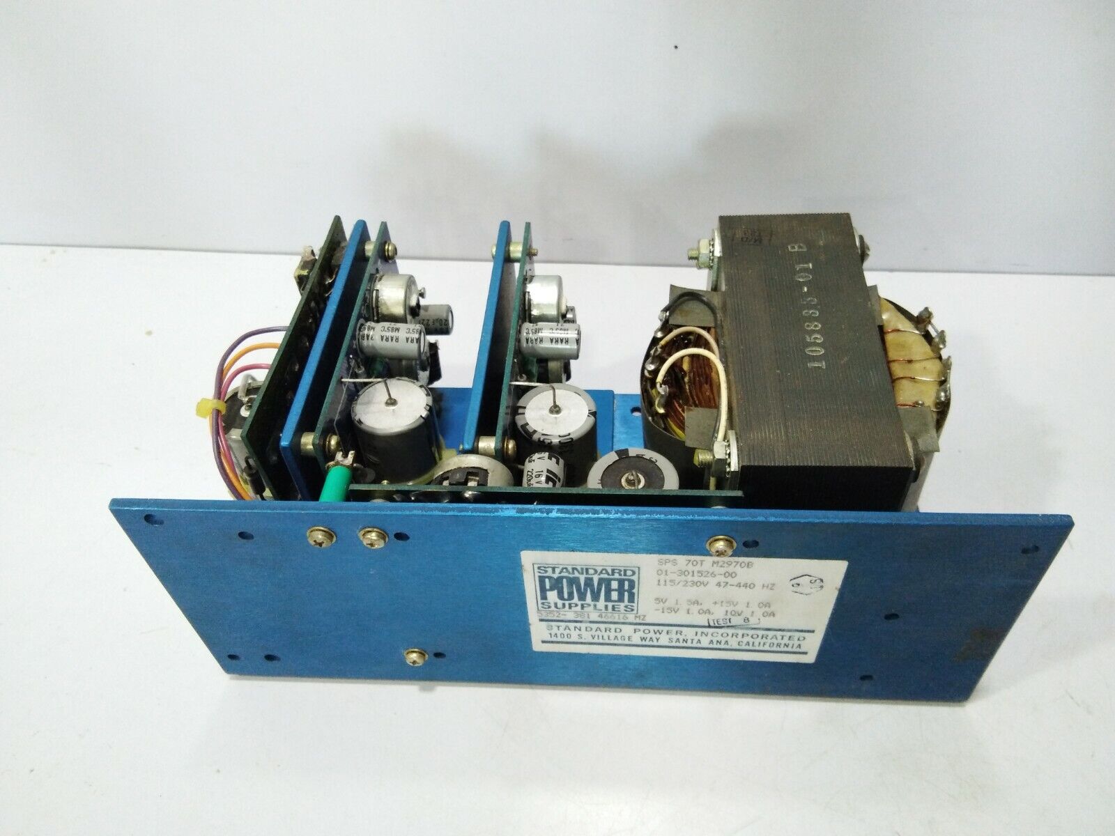 STANDARD POWER SUPPLIES SPS 70 T M2970B 01-301526-00 115/230V 