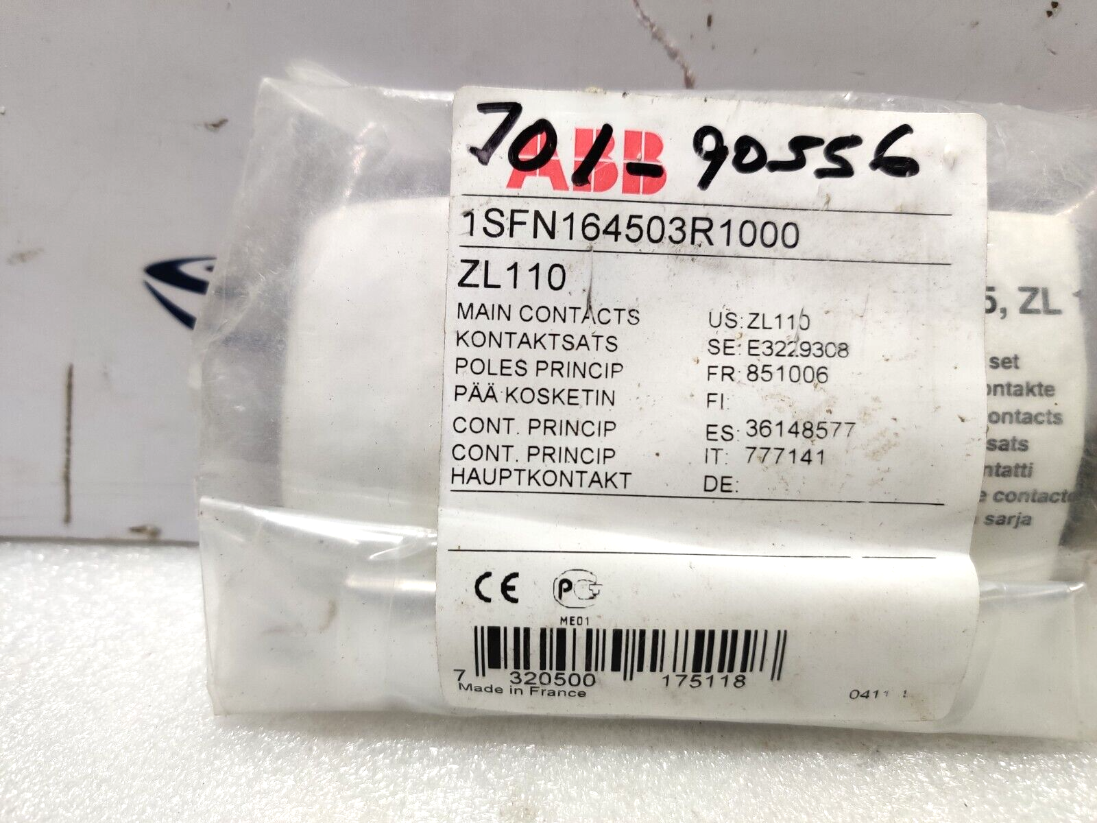 ABB 1SFN164503R1000 Main Contacts US ZL110