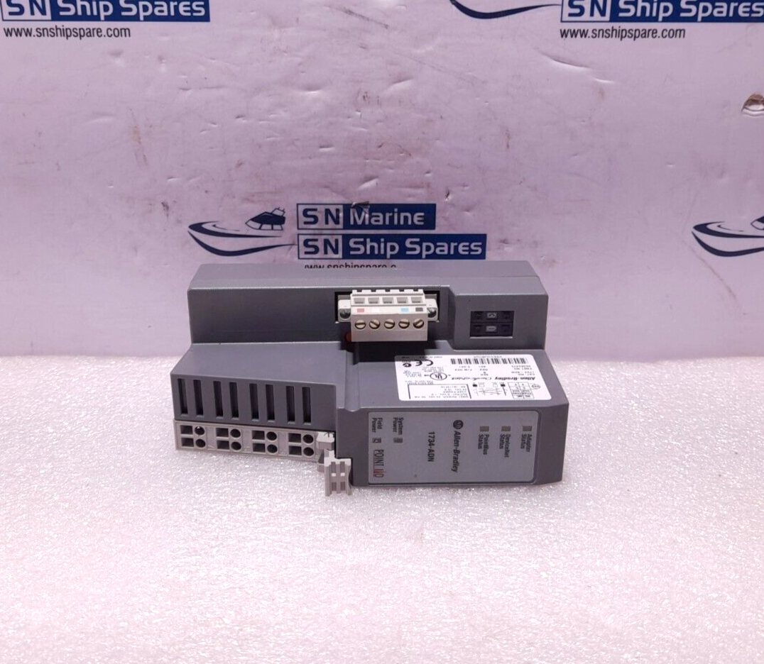 Allen Bradley 1734-ADN Ser B Point I/O Device Net Adapter With 1734-RTB Ser A