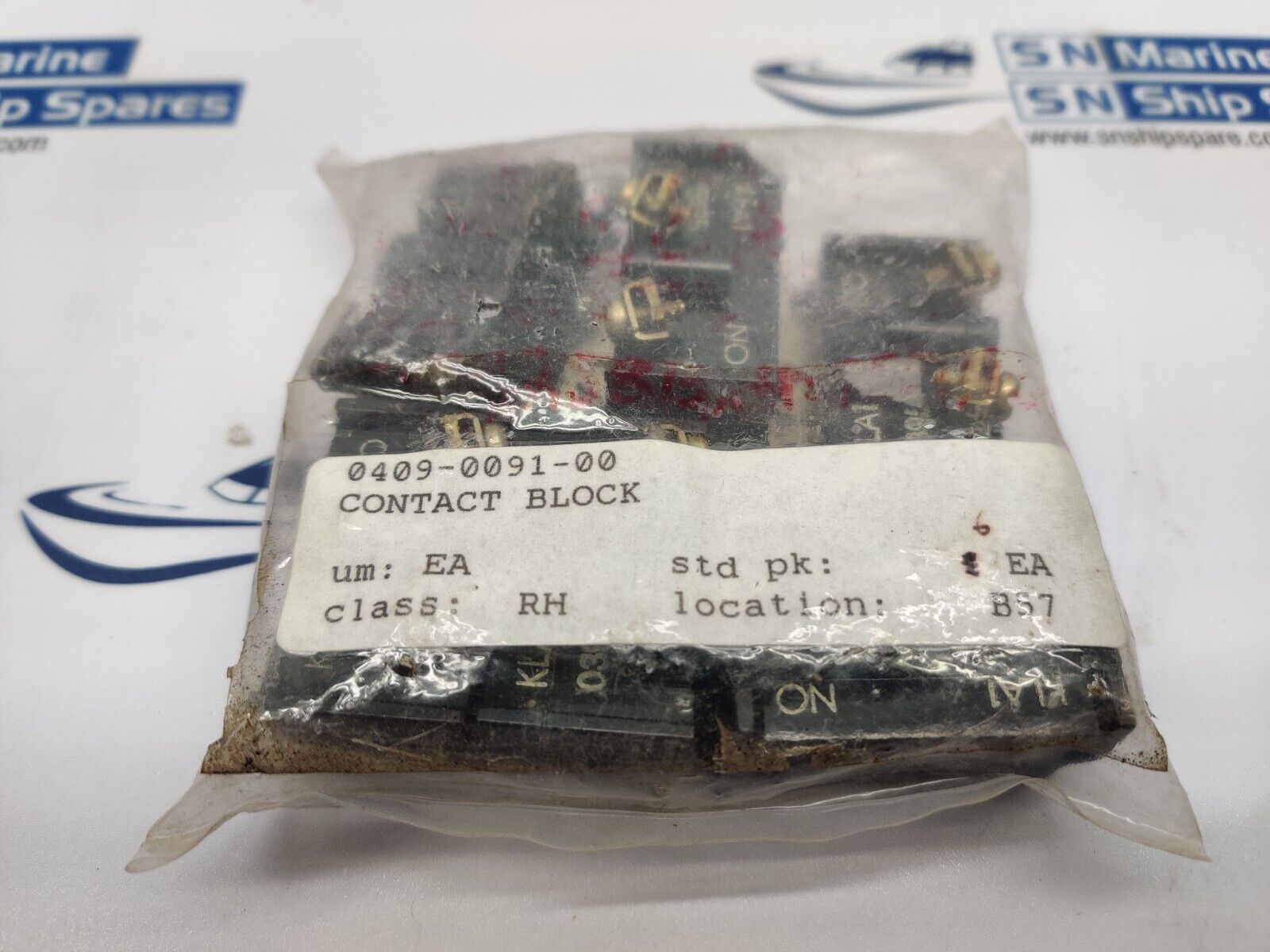 0409-0091-00 Contact Block Class: RH  6PCs In Lot