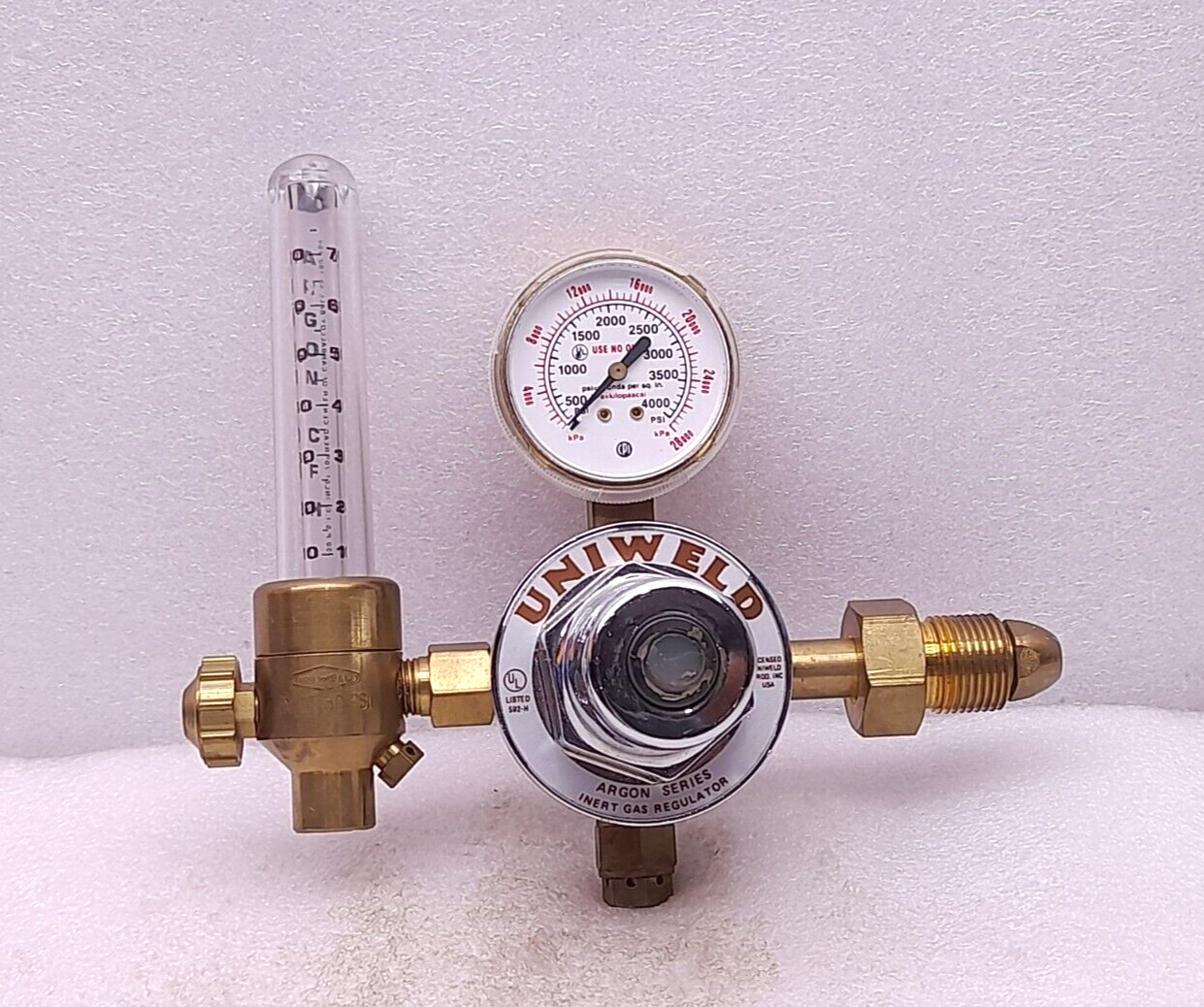 Uniweld Argon RHF8214 Inert Gas Regulator Inlet 50Psi