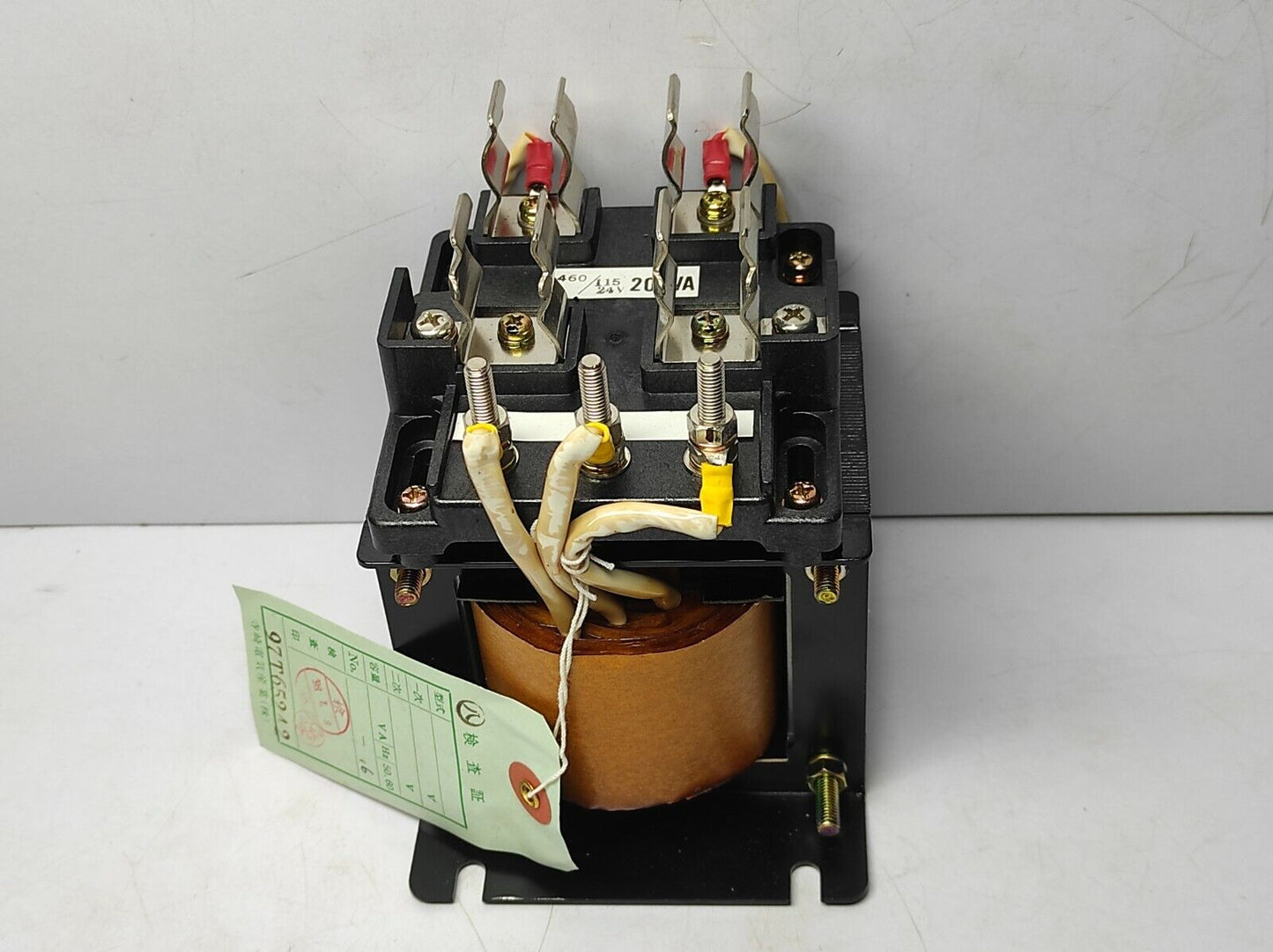 Terasaki TSE-20LFJ Transformer Phase 1 Cap.200VA Freq.60Hz Pri. 460V Sec. 115-24