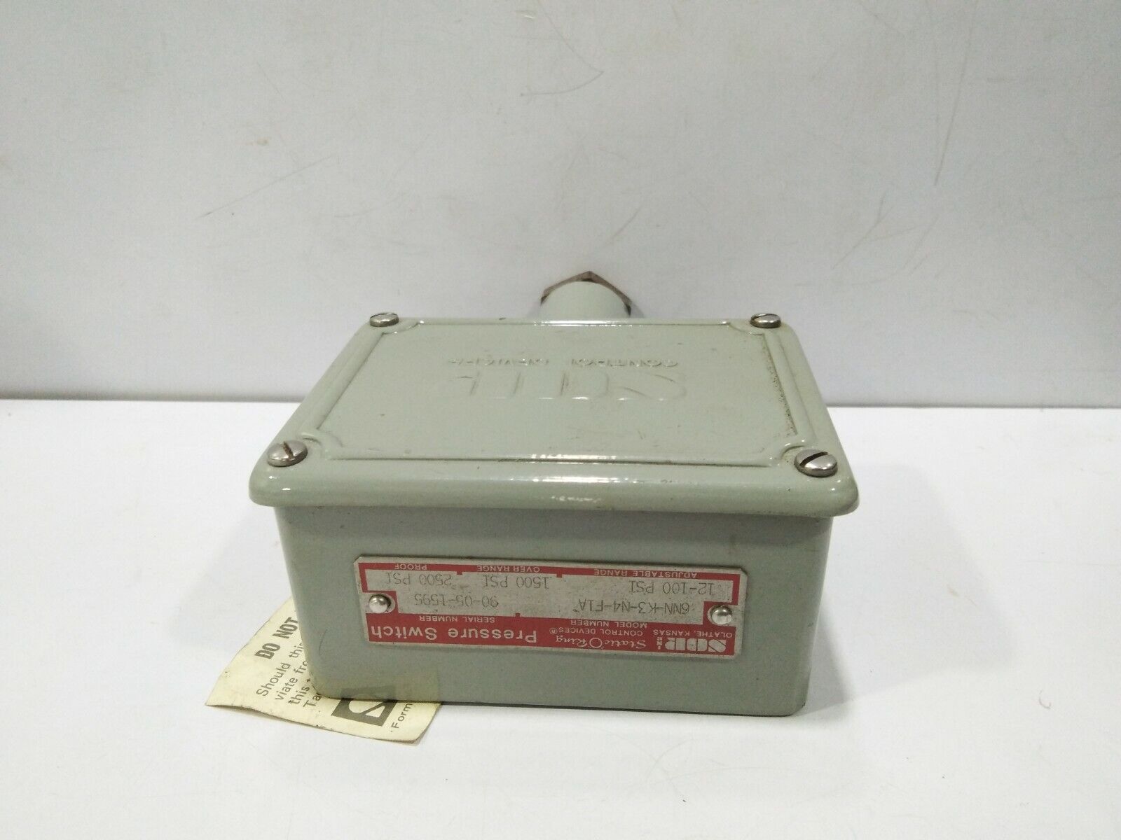 SOR 6NN-K3-N4-F1A PRESSURE SWITCH 6NNK3N4F1A