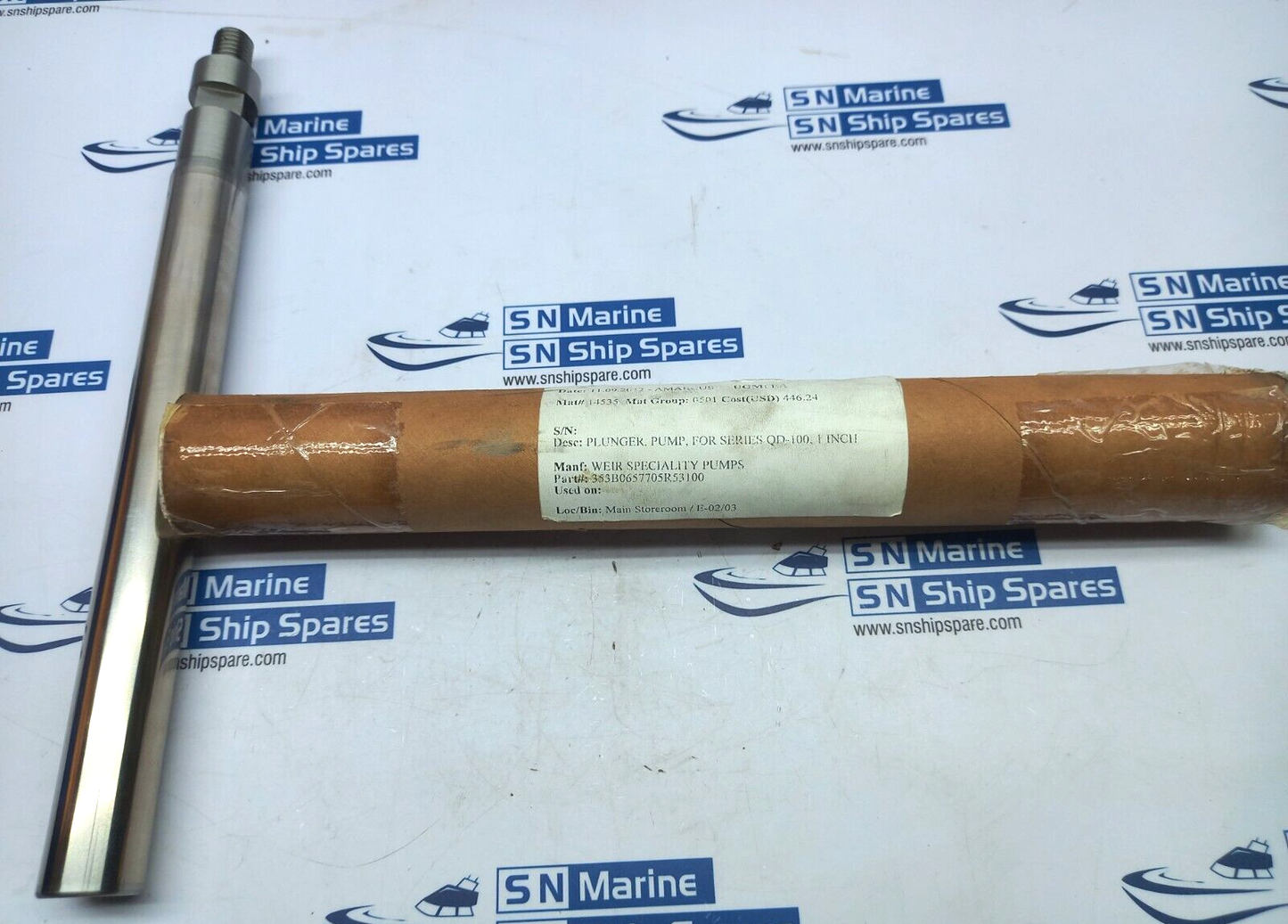 Weir Speciality 353B0657705R53100 Pump Plunger For Series QD-100