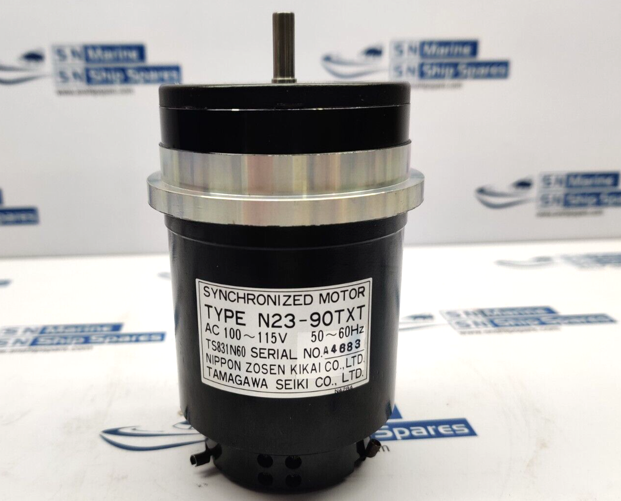 Tamagawa Seiki N23-90TXT Synchronized Motor AC 110~115V 50/60Hz TS831N60