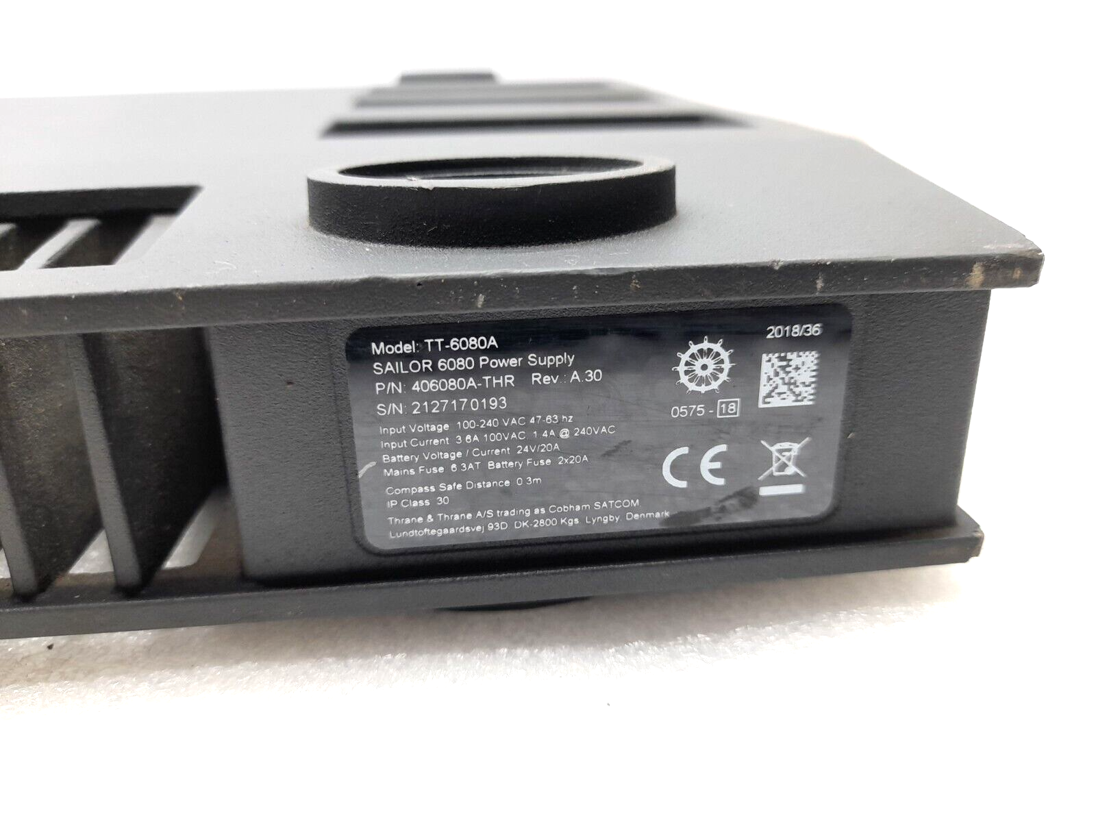 Thrane & Thrane TT-6080A Sailor 6080 Power Supply 406080A-THR Rev A.30
