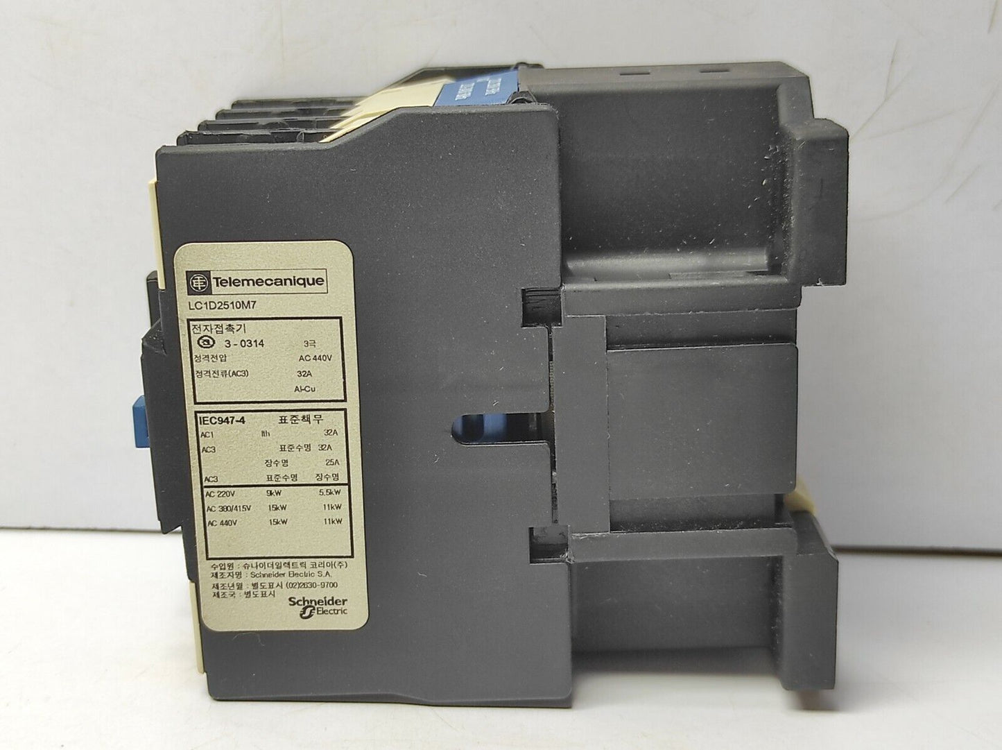 Telemecanique LC1D2510M7 Contactor LC1 D2510 220-230V 50Hz 220-240V 60Hz