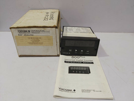 YOKOGAWA 870-00-0-FR/M 800 PLUS UNIVERSAL DIGITAL COUNTER 870000FRM