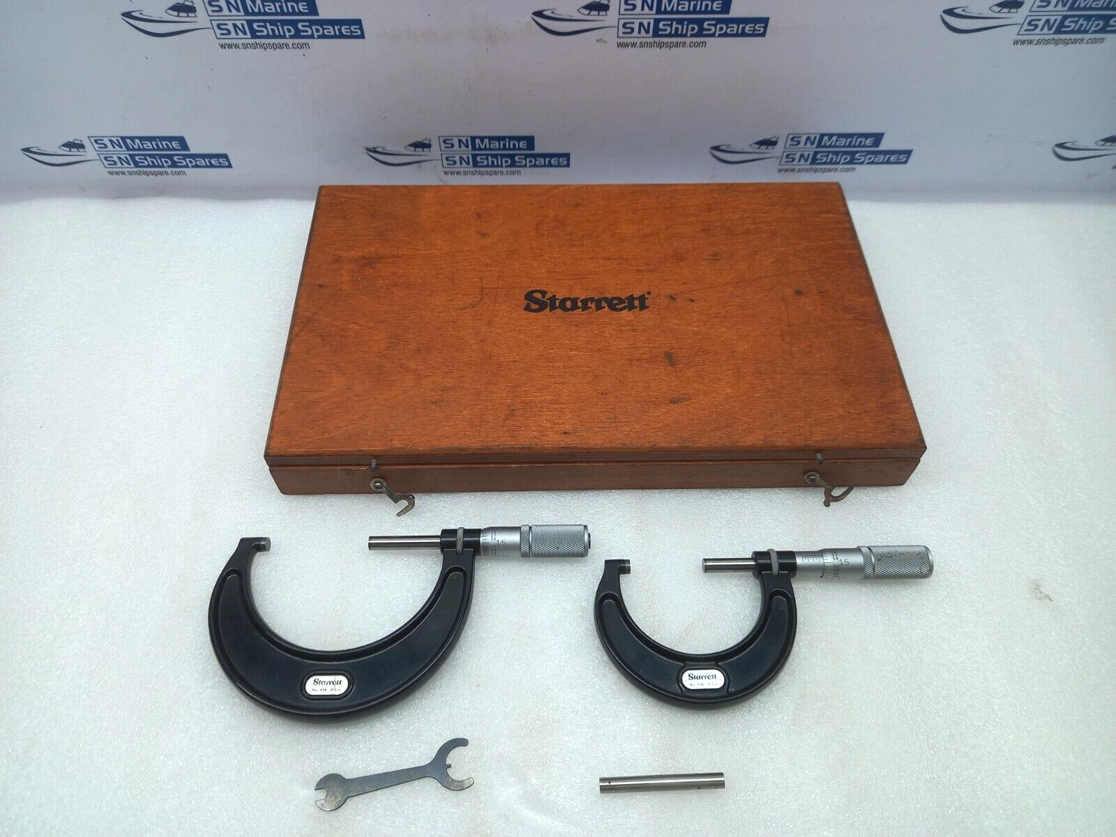 Starrett No.436 Micrometers Sets 2-3IN Incomplete Set