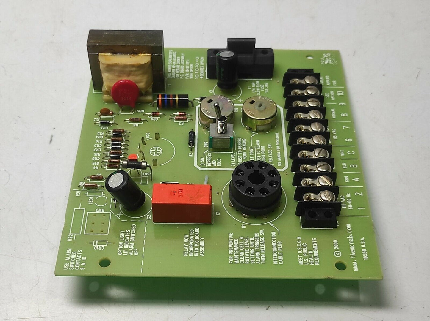 The MC Nab 18427 PCB 18672 Rev F