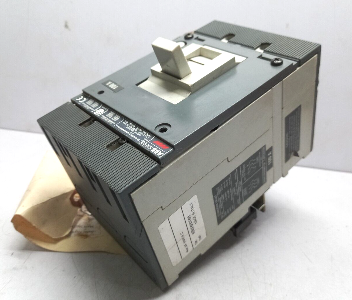 ABB S3H Circuit Breaker 100A 3P 600VAC 600VDC