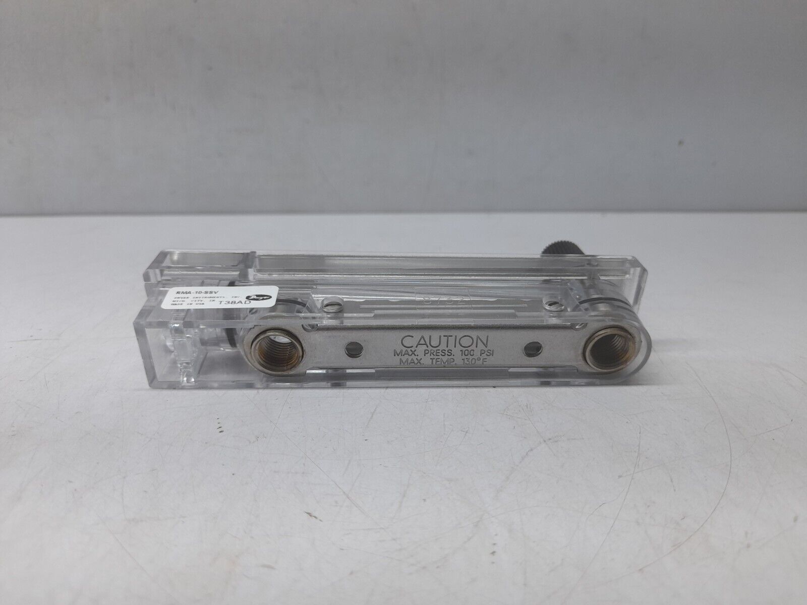 Dwyer Instrument RMA-10-SSV Flow Meter / T38AD / SCFH AIR / RMA10SSV